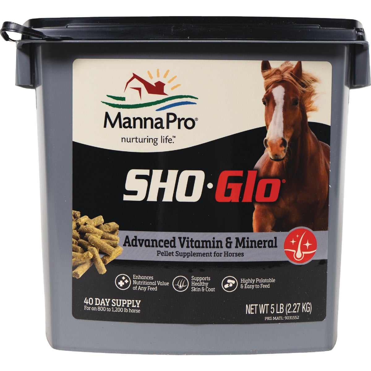 Manna Pro Sho-Glo 5 Lb. Vitamin/Mineral Horse Supplement
