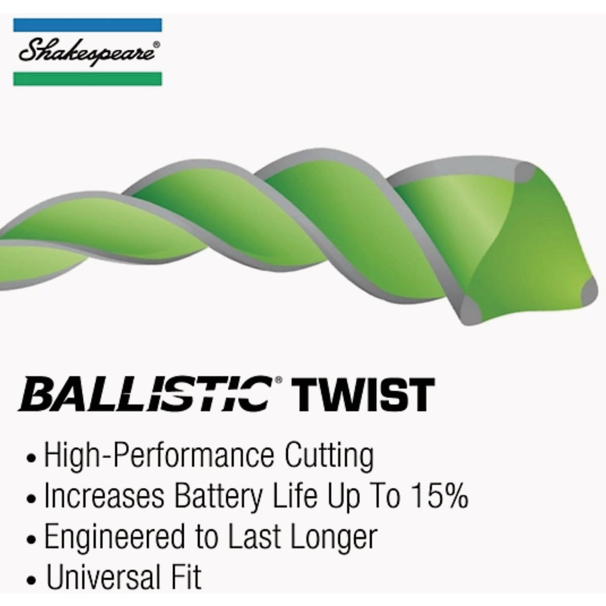 Shakespeare Ballistic Twist 0.080 In. x 40 Ft. Trimmer Line Image 5