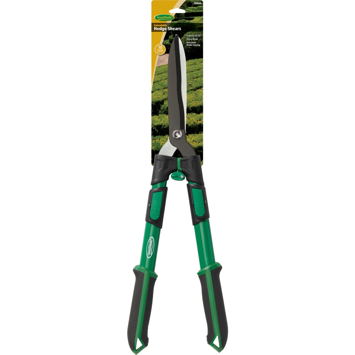 Green Thumb 26 In. to 32 In. Extendable Hedge Shears Image 2