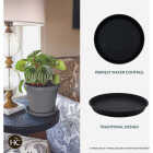 HC Companies 6 In. Stone Classic Saucer Image 2
