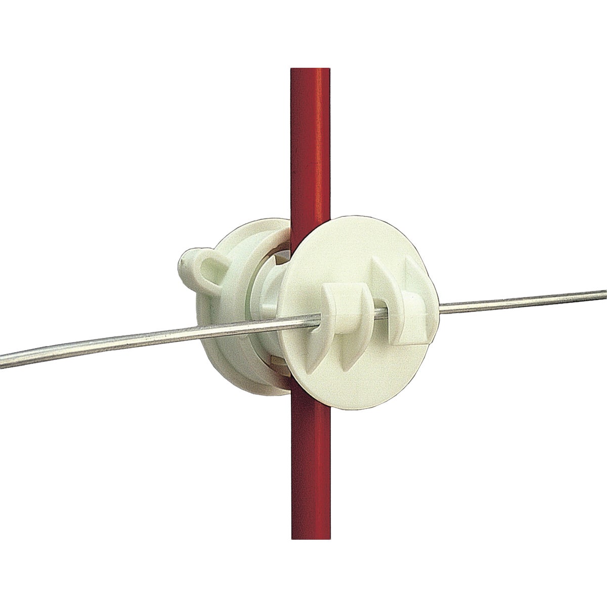 Gallagher White Rod Post Scew-On Claw Insulator (25-Pack) Image 1