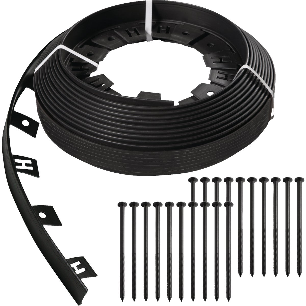 Master Mark Dig-Free 1.5 In. H. x 50 Ft. L. Black Recycled Plastic Landscape Edging