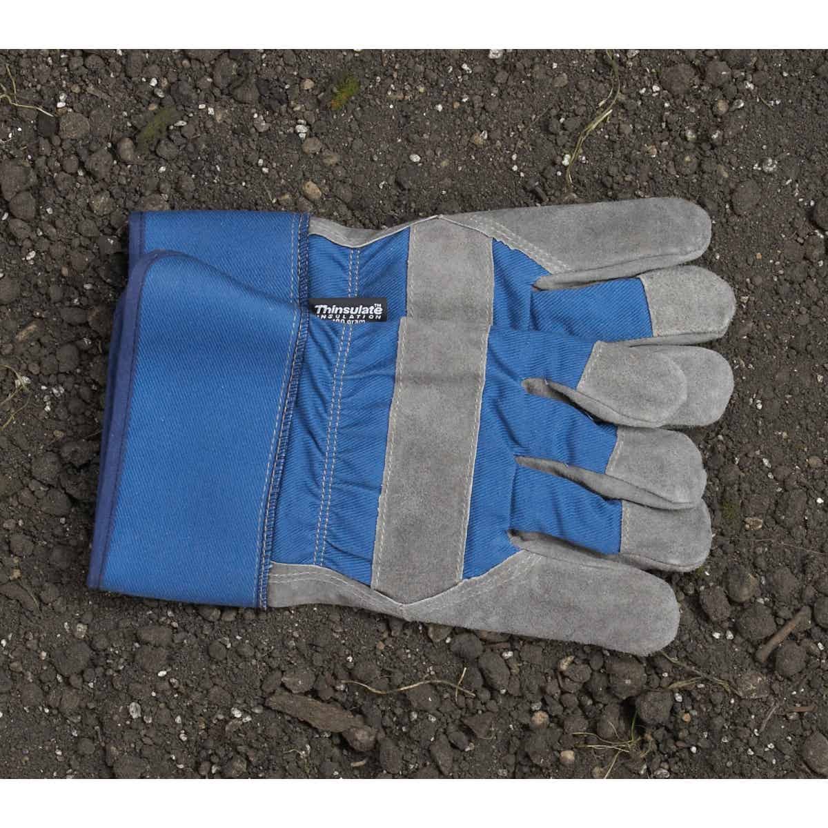 Do it Best Men's Large Leather Winter Work Glove Image 2