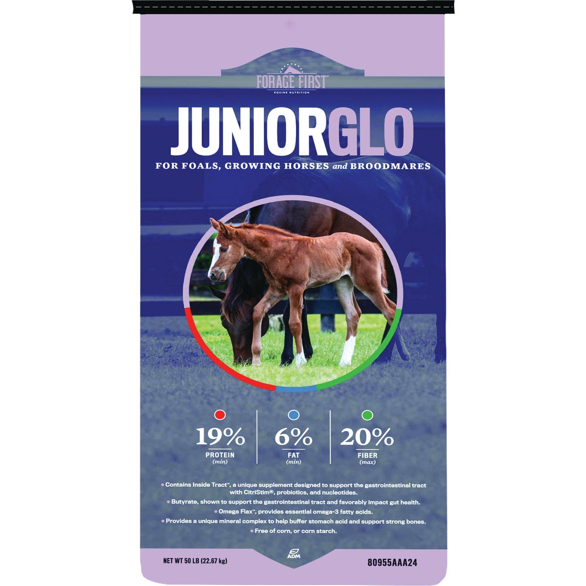 JuniorGlo 50 Lb. Horse Feed