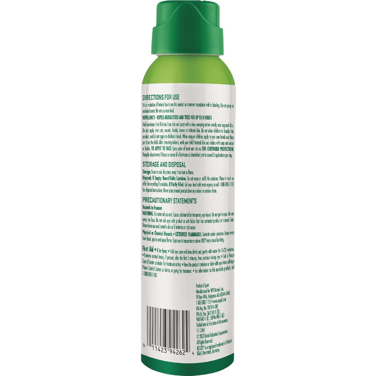 Repel 4 Oz. Aerosol Spray Family Insect Repellent