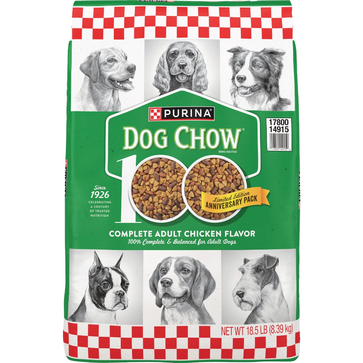 Purina Dog Chow 18.5 Lb. Chicken Flavor Complete Adult Dry Dog Food
