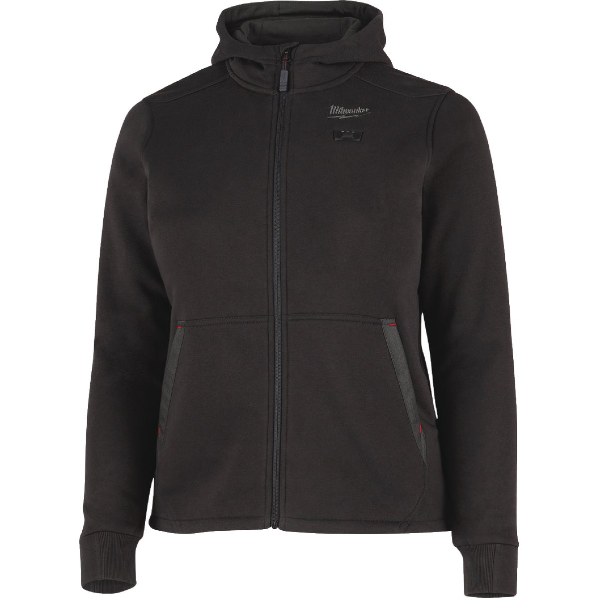 Milwaukee M12 Women's Large Black Full-Zip Heated Hoodie Kit Image 6