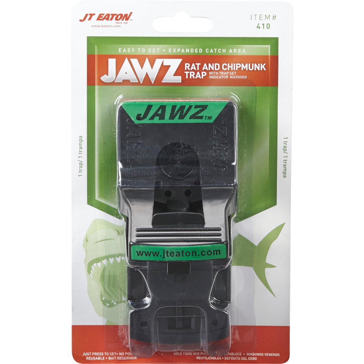 JT Eaton Jawz Mechanical Chipmunk & Rat Trap (1-Pack) Image 2