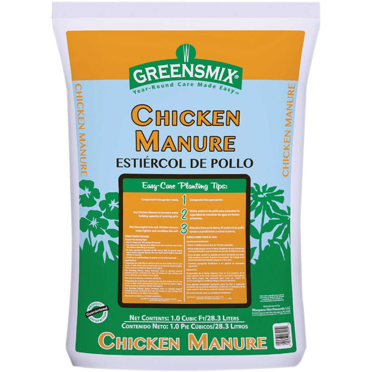 Greensmix 36 Lb. 1 Cu. Ft. Chicken Manure Image 1