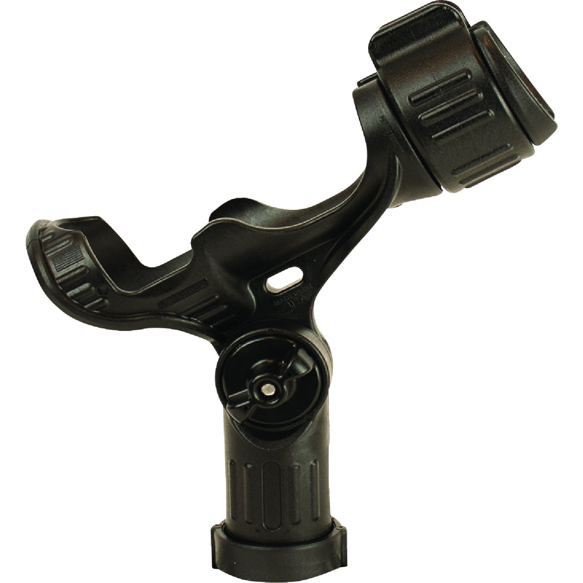 YakAttack Omega Rod Holder with Track Mounted LockNLoad Mounting System Image 1
