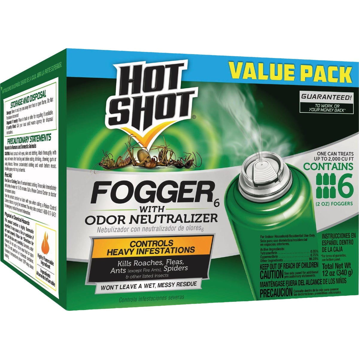Hot Shot 2 Oz. Insect Fogger (6-Pack) Image 3