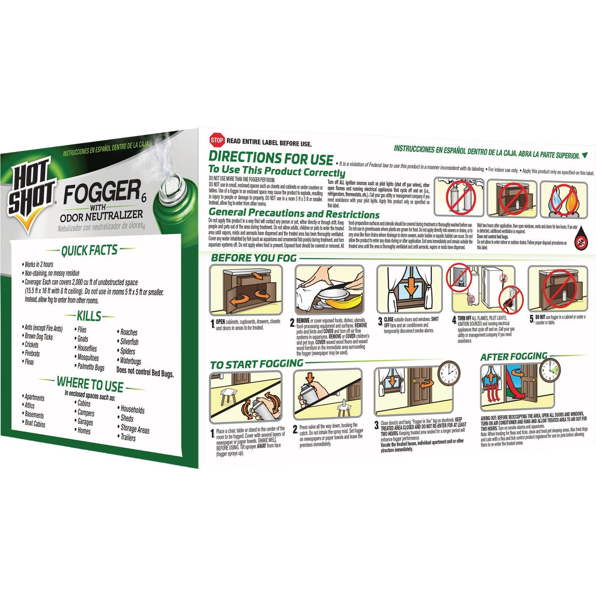 Hot Shot 2 Oz. Insect Fogger (6-Pack) Image 4