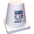 Gardeneer Styrofoam White 18 In. Rose Cone Image 1