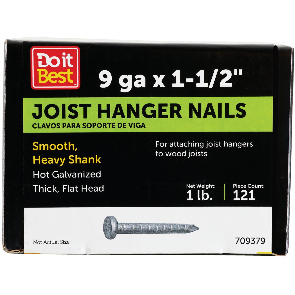 Do it 1-1/2 In. 9 ga Hot Galvanized Joist Nails (120-Count, 1 lb)