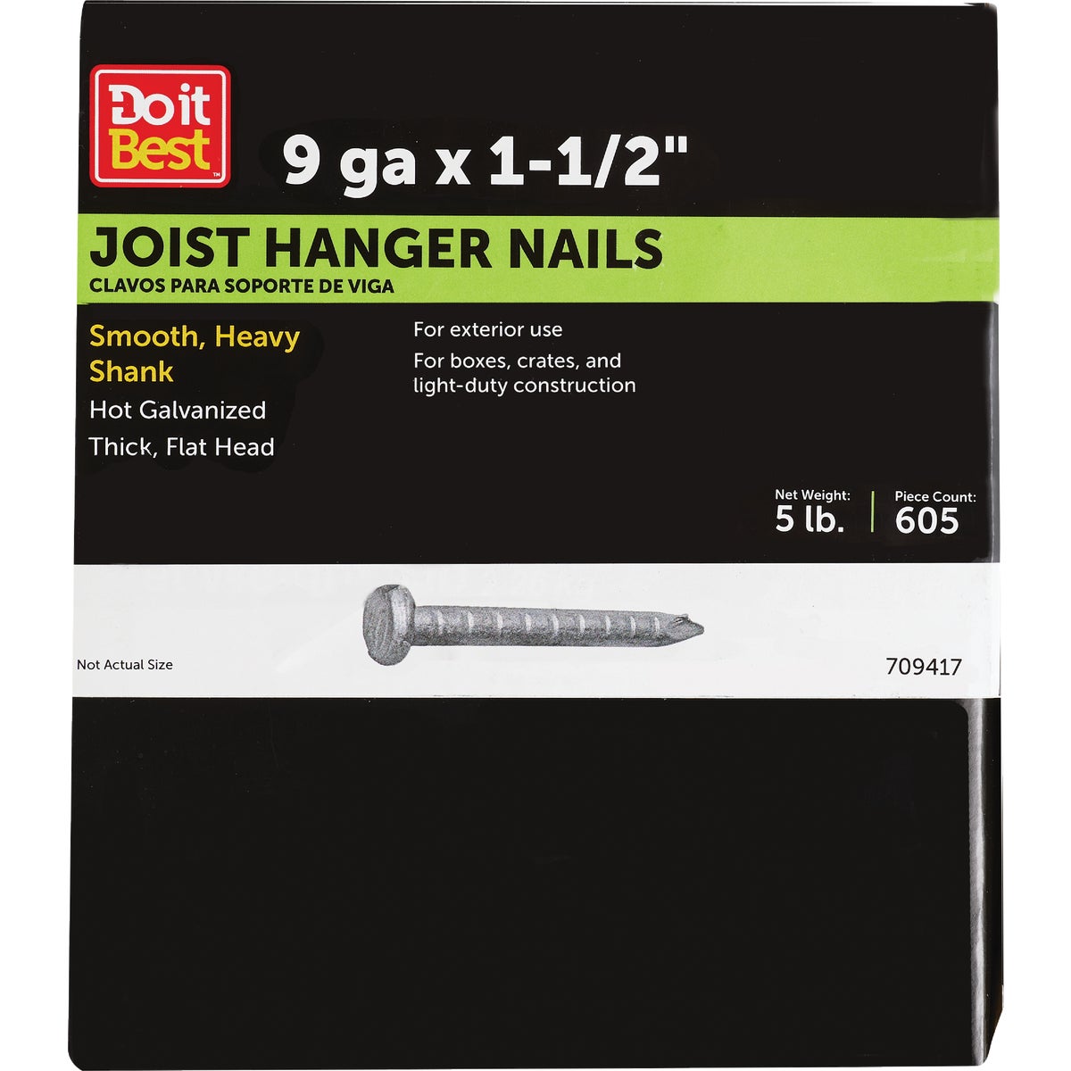 Do it 1-1/2 In. 9 ga Hot Galvanized Joist Nails (625-Count, 5 lb)