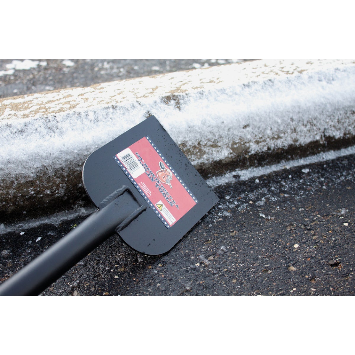 Bully Tools 6 In. W. Steel Long Handle Sidewalk Ice Scraper Image 3