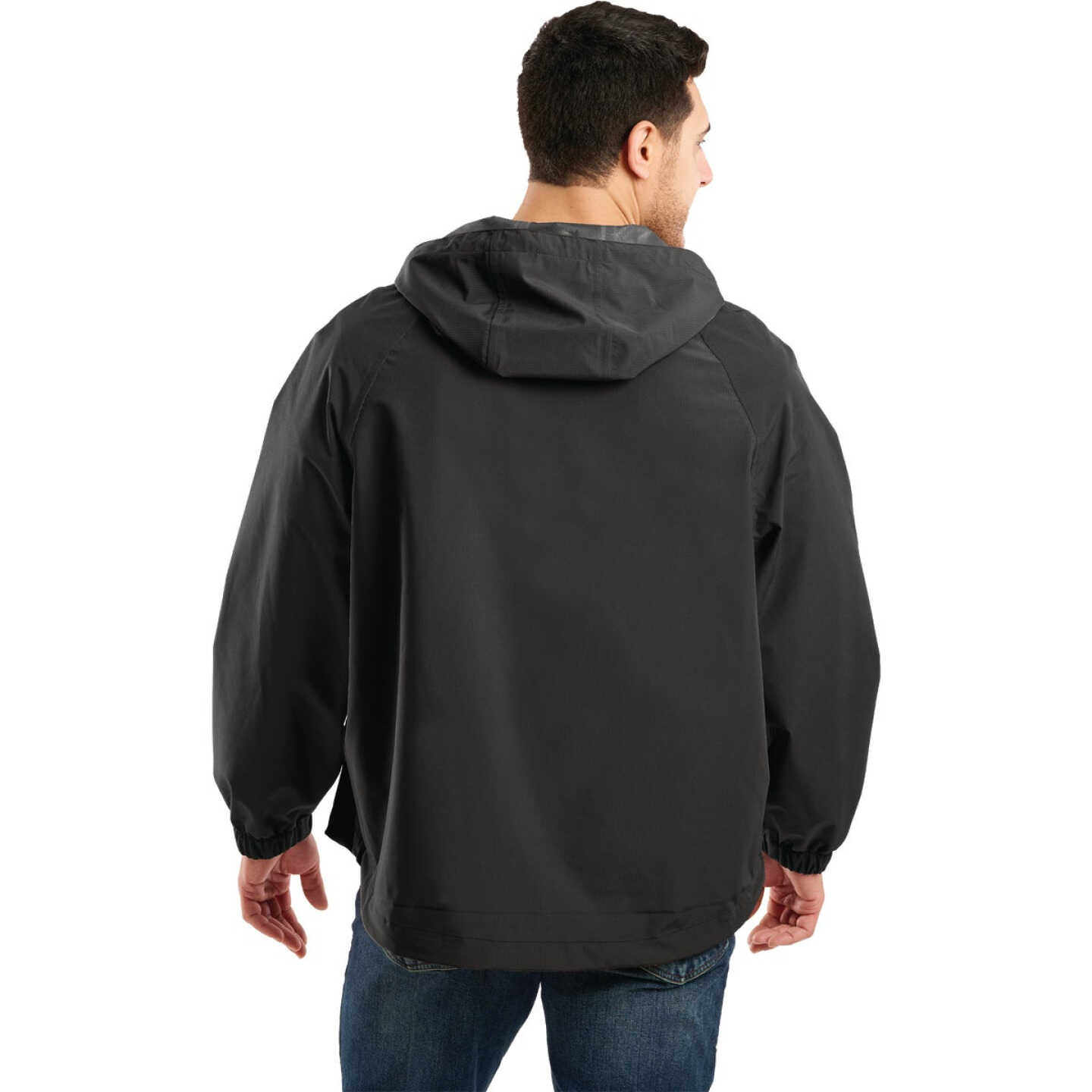 Berne Weather Warrior Men's XL Black Packable Rain Jacket Image 3