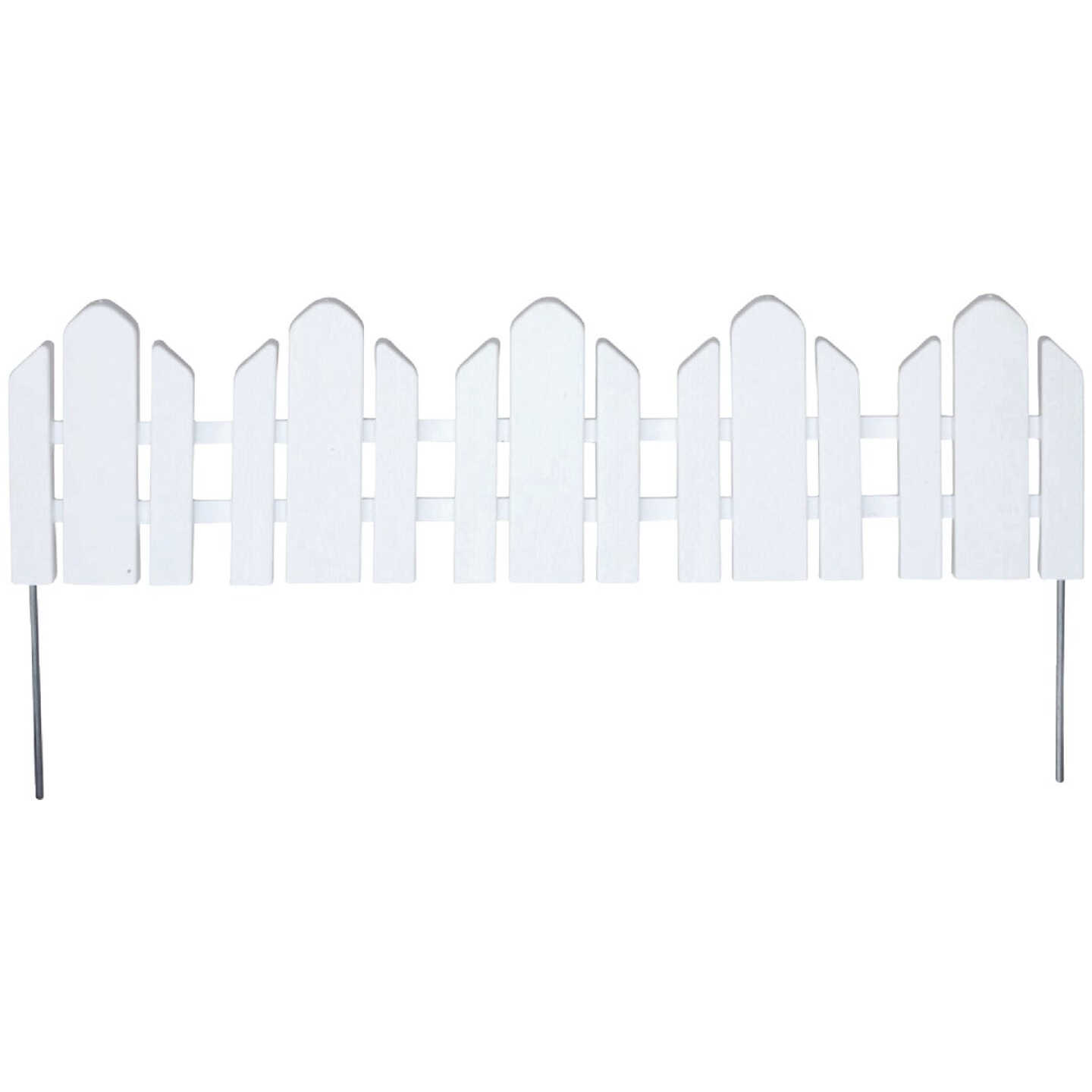Dackers 6 In. H. x 22.25 In. L. White Resin Flexible Landscape Edging Image 1