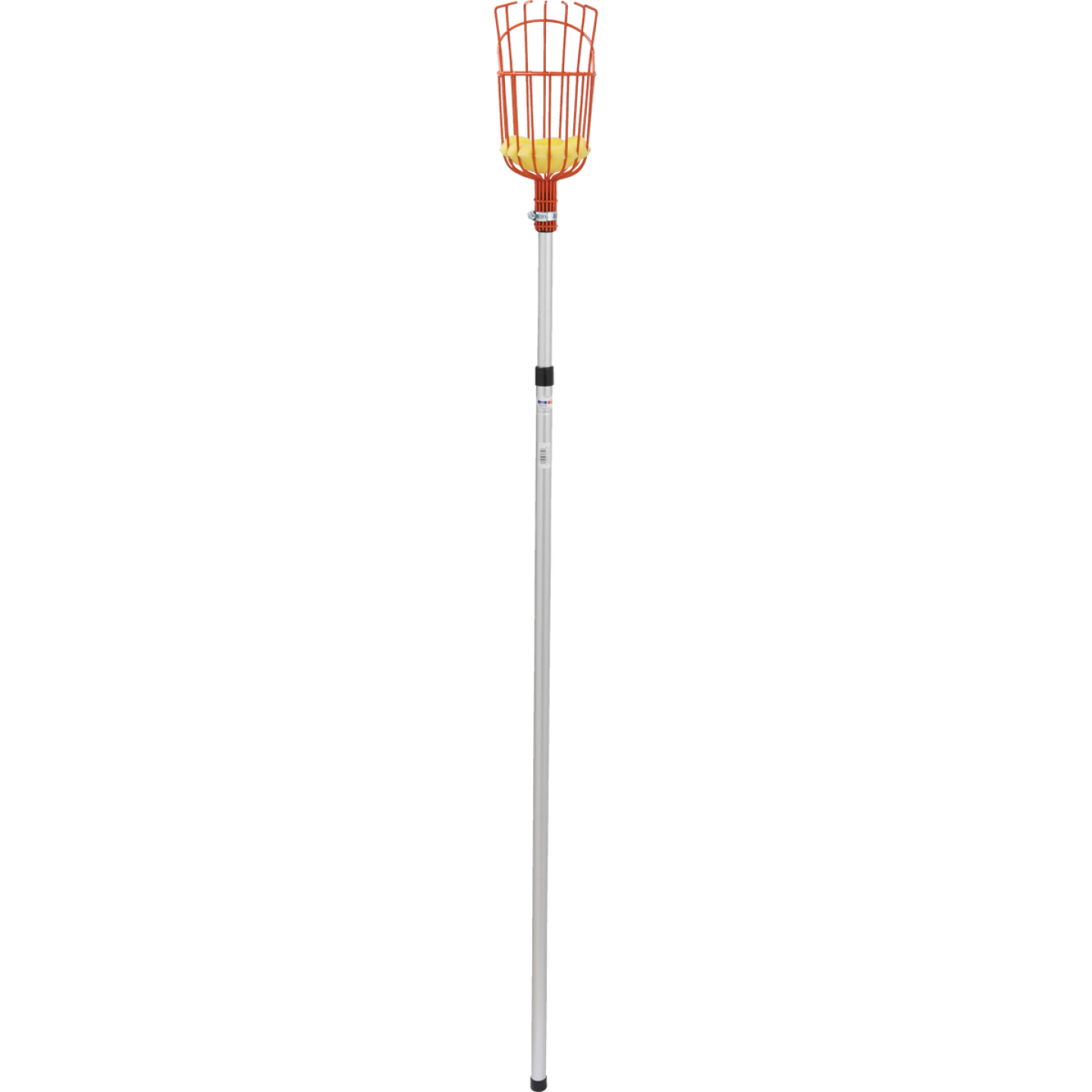 Best Garden Basket with Long Handle Enameled Steel Aluminum Fruit Picker Image 3