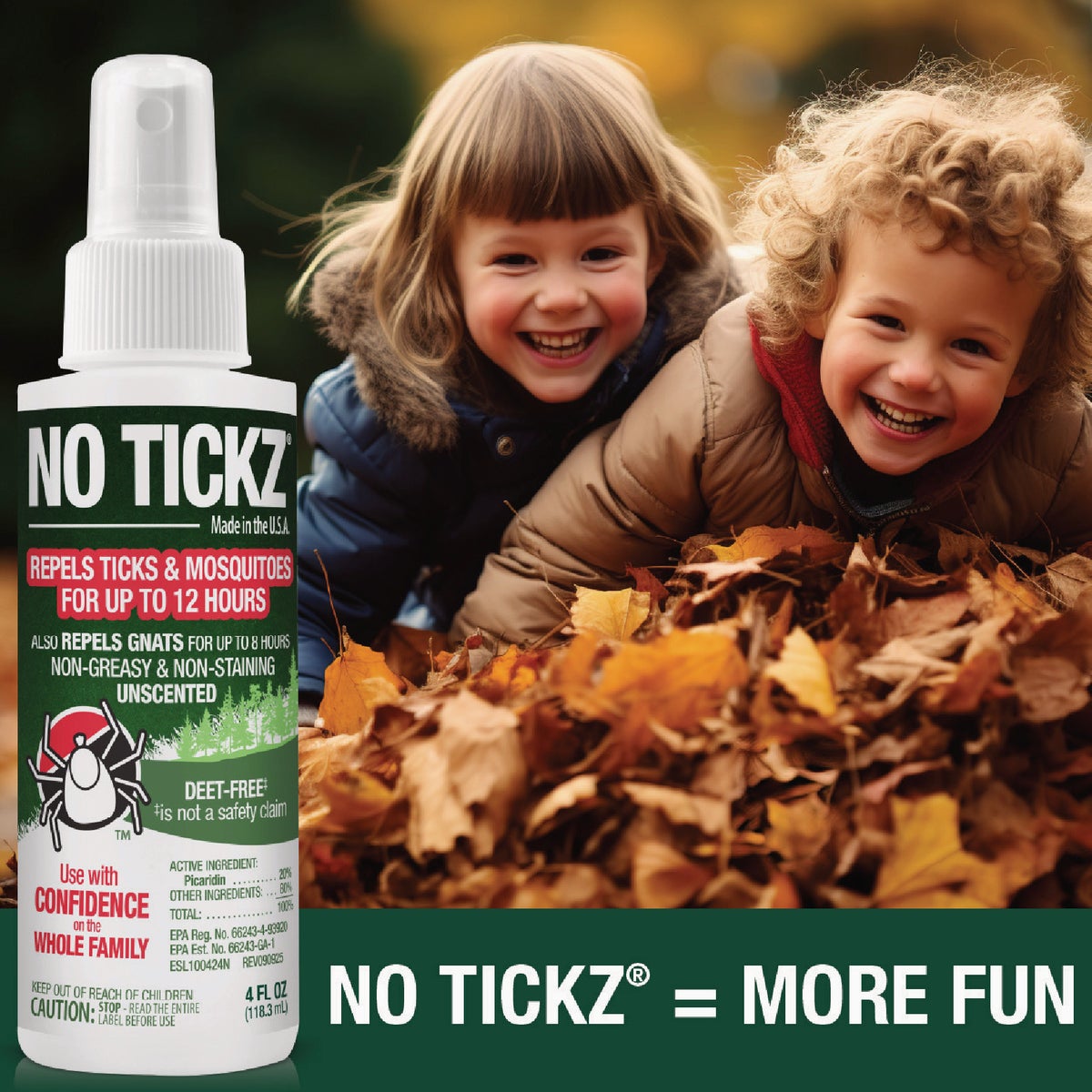 No Tickz 4 Oz. Pump Spray Insect Repellent Image 3