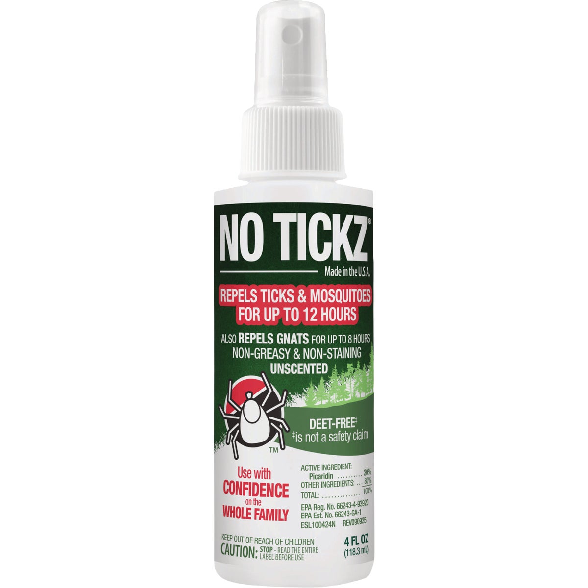 No Tickz 4 Oz. Pump Spray Insect Repellent