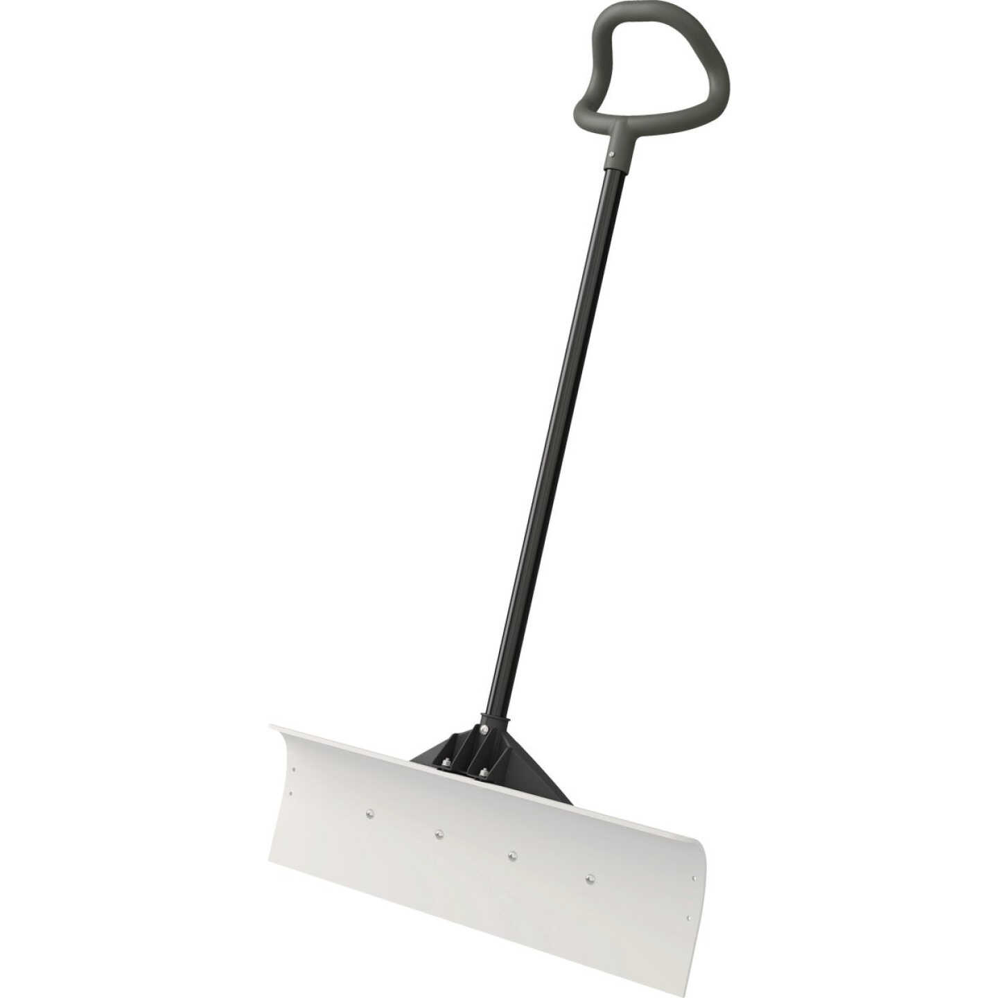 Suncast 30 In. Ultra High Molecular Weight Steel & Resin Snow Pusher Image 1