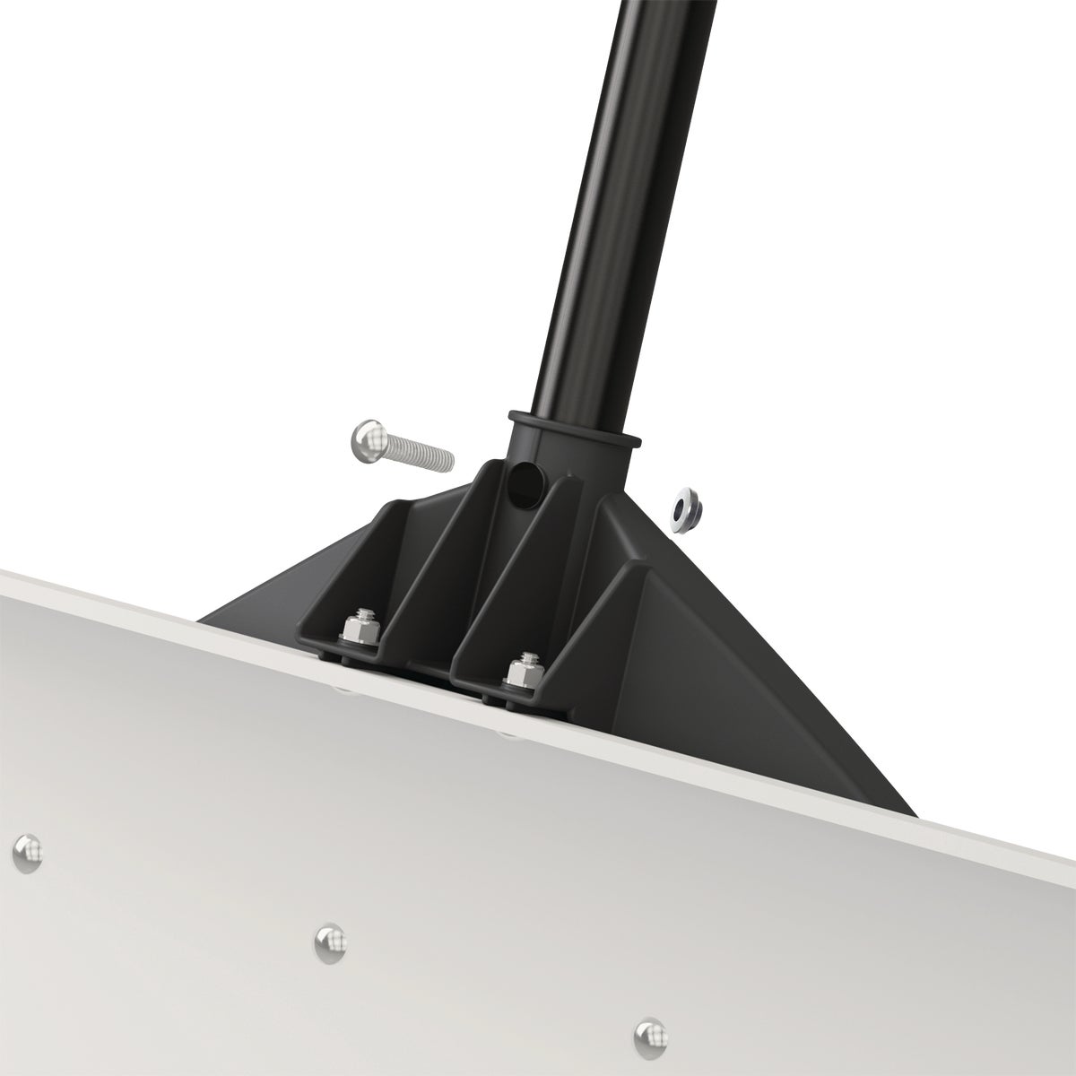Suncast 30 In. Ultra High Molecular Weight Steel & Resin Snow Pusher Image 6