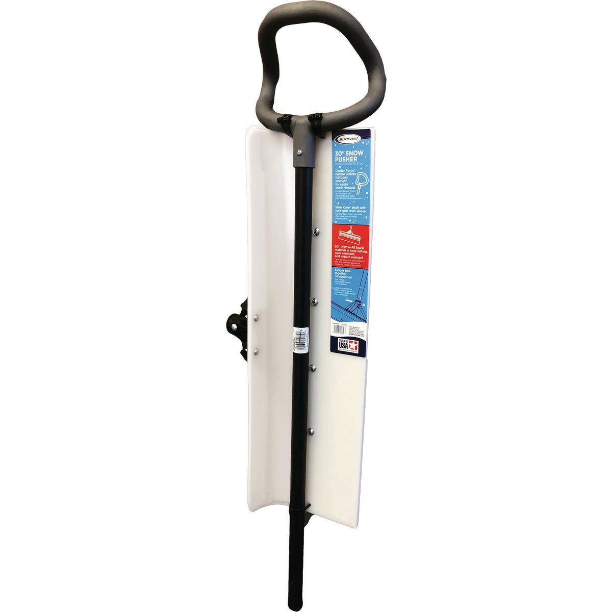 Suncast 30 In. Ultra High Molecular Weight Steel & Resin Snow Pusher Image 4