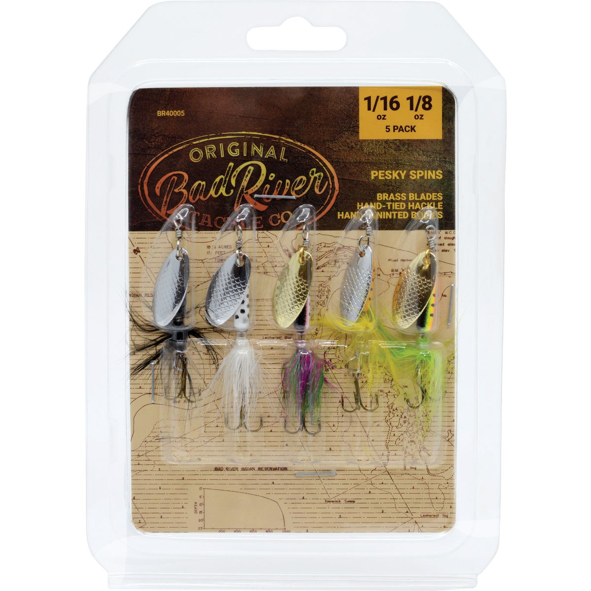 Bad River Pesky Spin Spinners (5-Pack)
