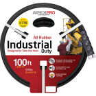Apex Pro 5/8 In. Dia. x 100 Ft. Black Rubber Hot Water Garden Hose Image 1
