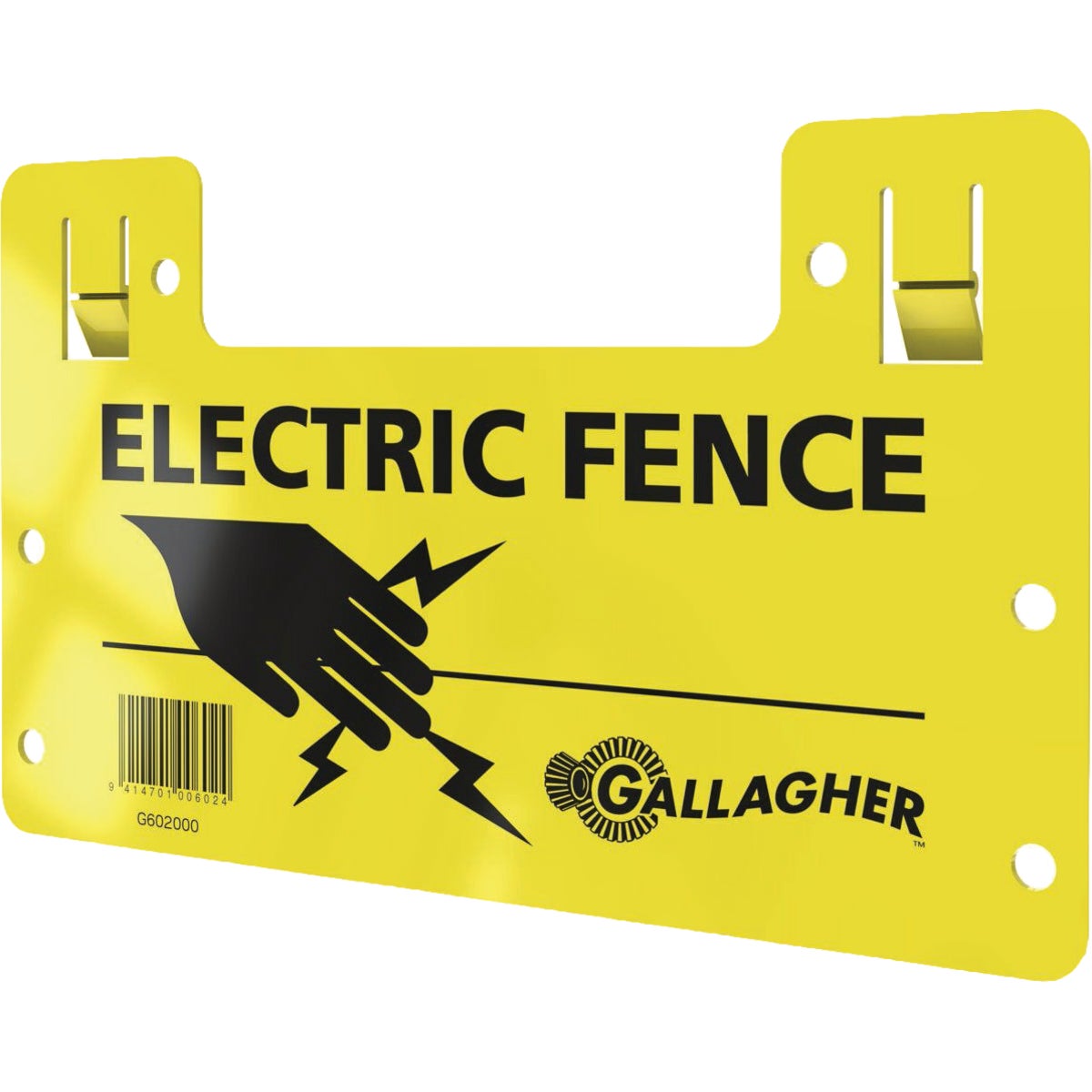 Gallagher Clip-on Warning Sign Image 1