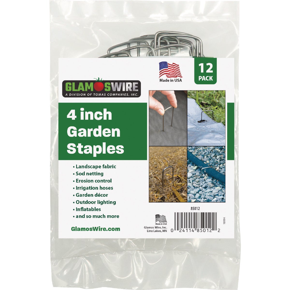 Glamos 4 In. Garden Staple (12-Pack) Image 2