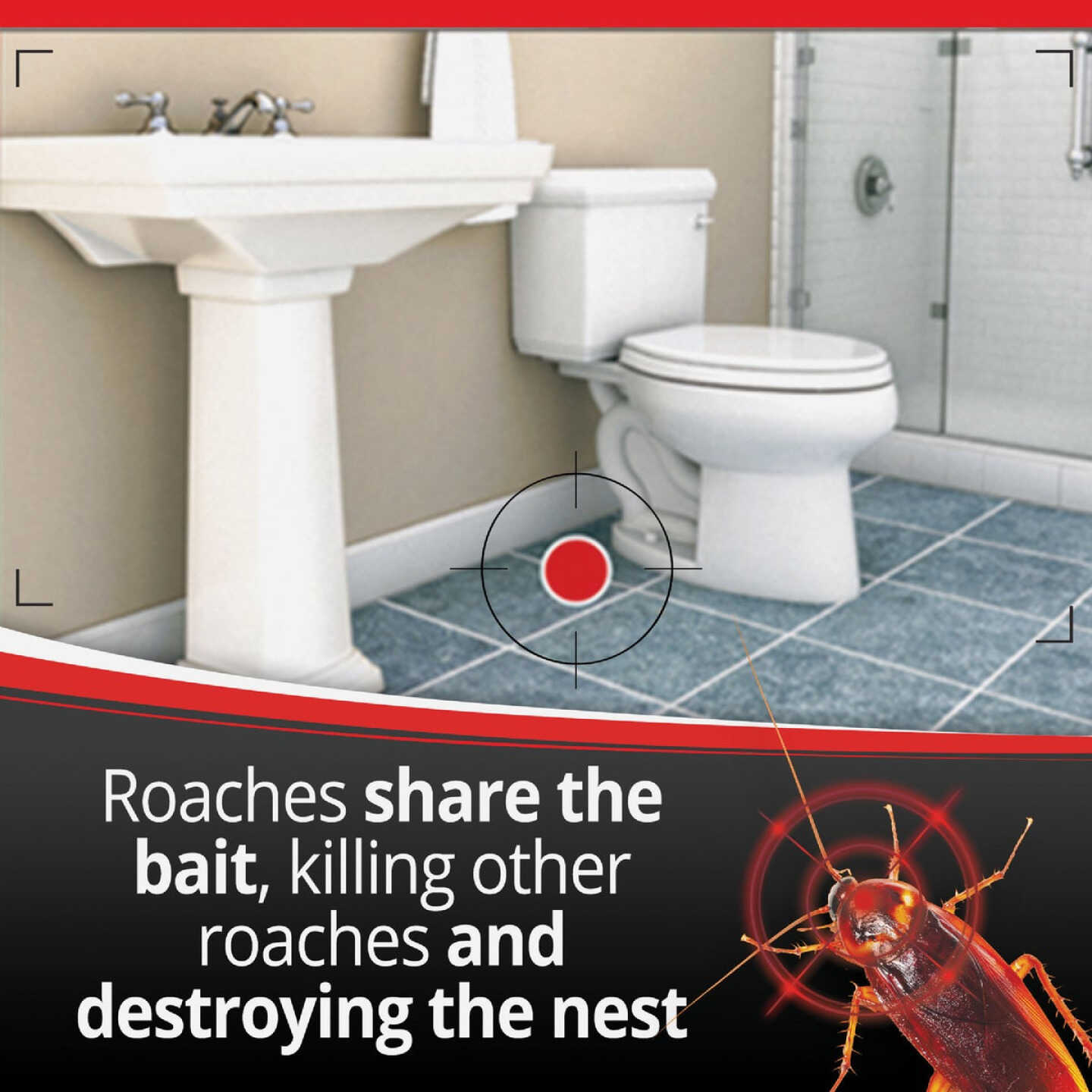 Combat Source Kill 0.42 Oz. Solid Small Roach Bait Station (12-Pack) Image 6