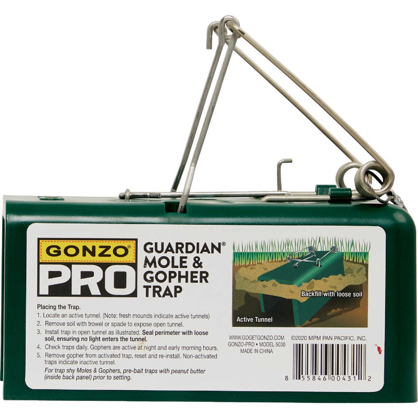 Gonzo Pro Guardian Box Design Mole & Gopher Trap Image 2