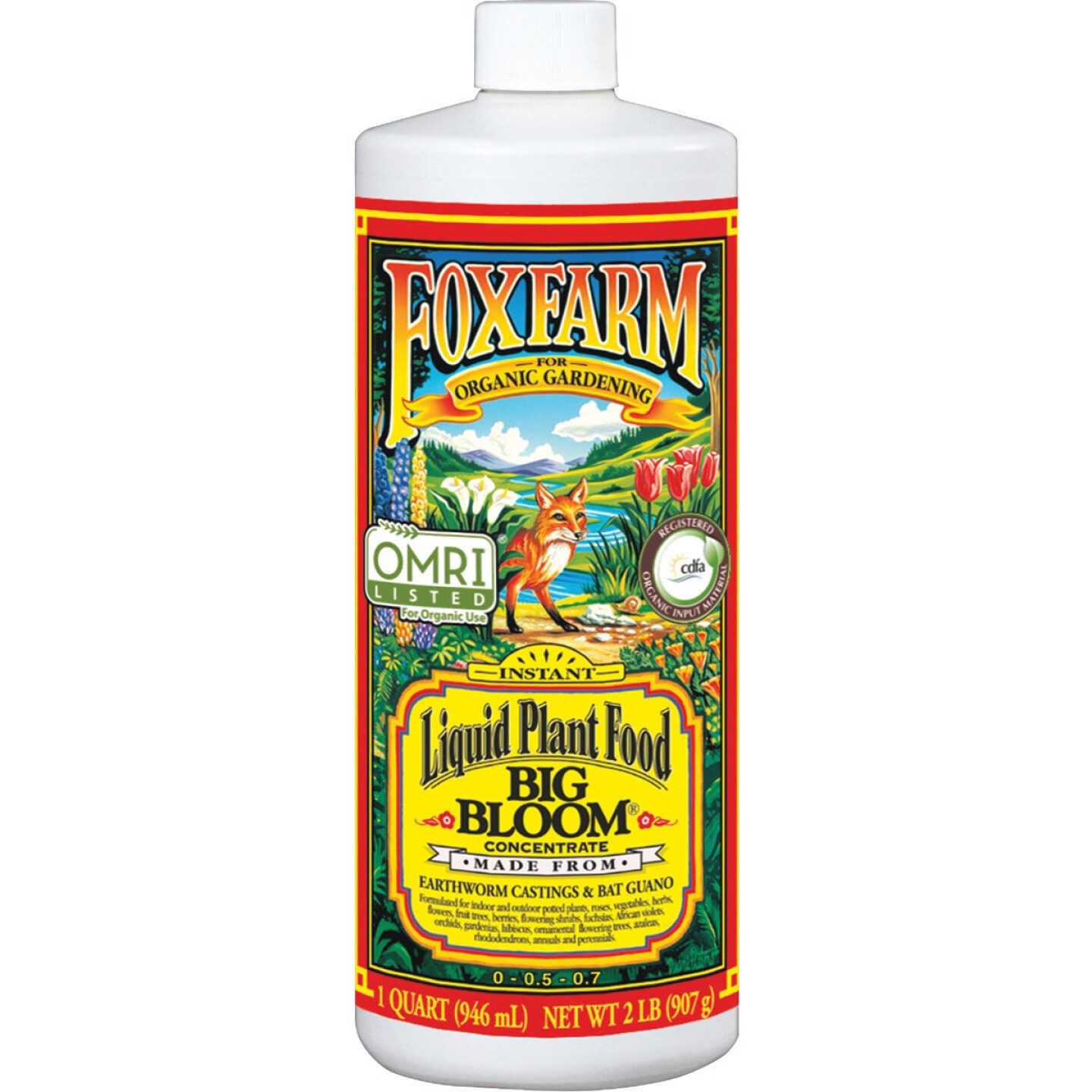 FoxFarm Big Bloom 1 Qt. 0-0.5-0.7 Liquid Plant Food Image 1