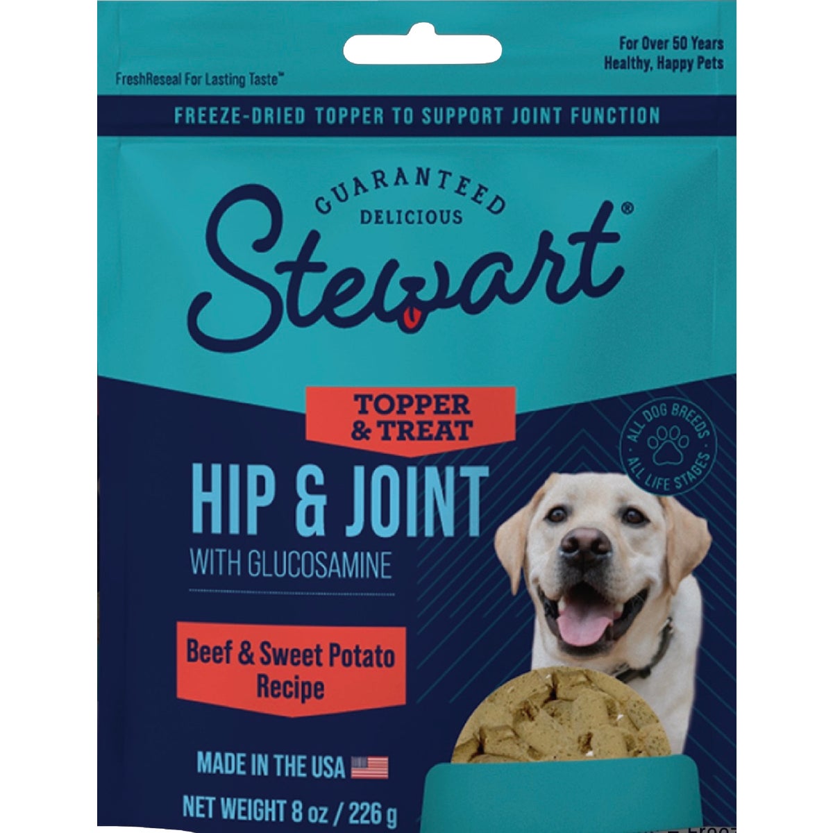 Stewart's Hip & Joint 4 Oz. Beef Freeze Dried Dog Food Topper