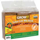 Hydrofarm GROW!T Organic Coco Coir Brick Planting Mix (3-Pack) Image 1