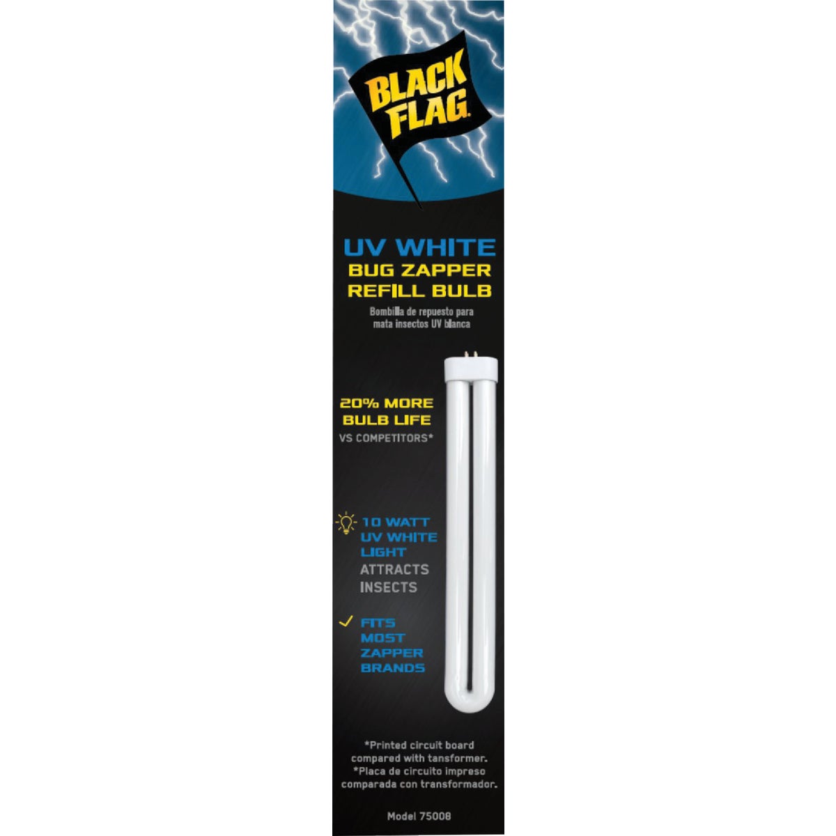 Black Flag 15W White Light Bug Zapper Replacement Bulb