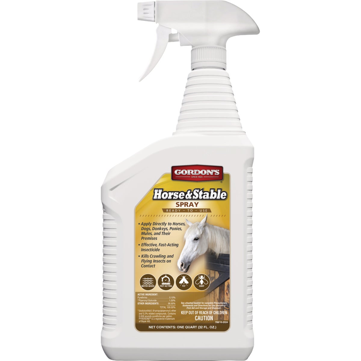 Gordon's 1 Qt. Ready To Use Trigger Spray Horse & Stable Spray Image 1