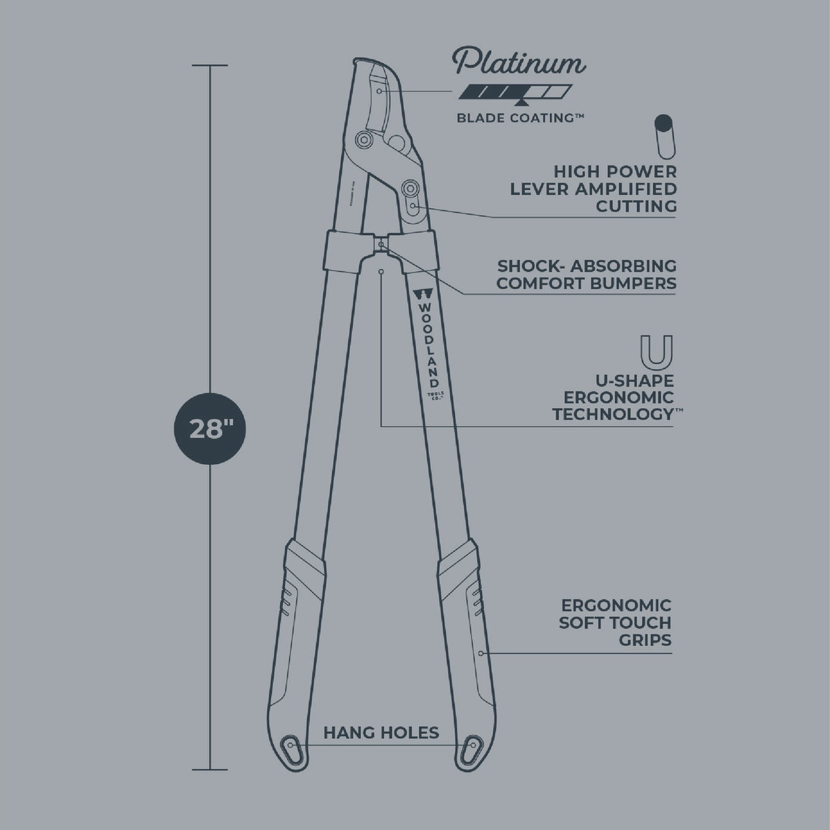 Woodland 28 In. LeverAction Heavy Duty Lopper Image 5