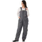 Berne Women's Large Titanium Softstone Duck Insulated Bib Overall Image 1
