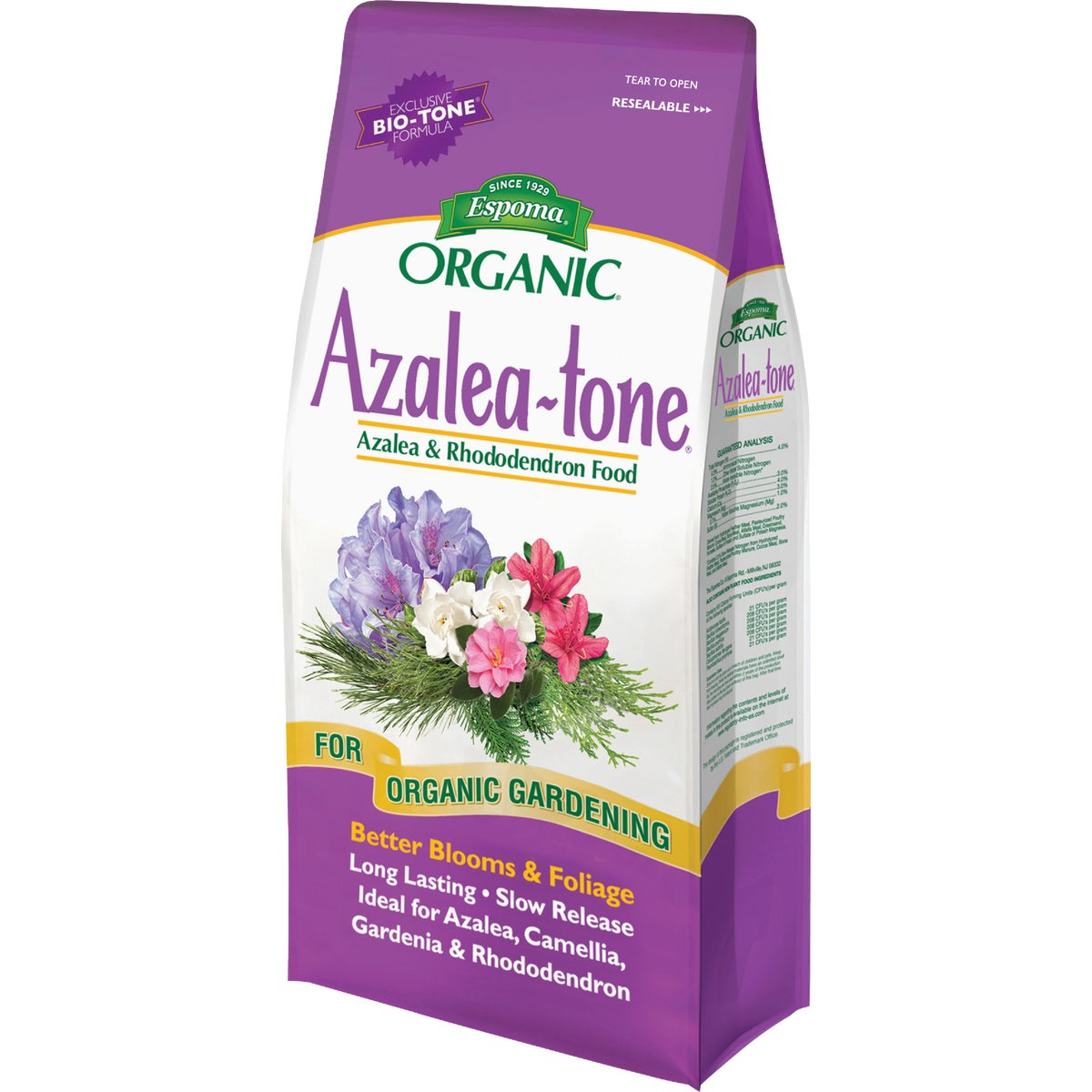 Espoma Organic 4 Lb. 4-3-4 Azalea Tone Plant Food