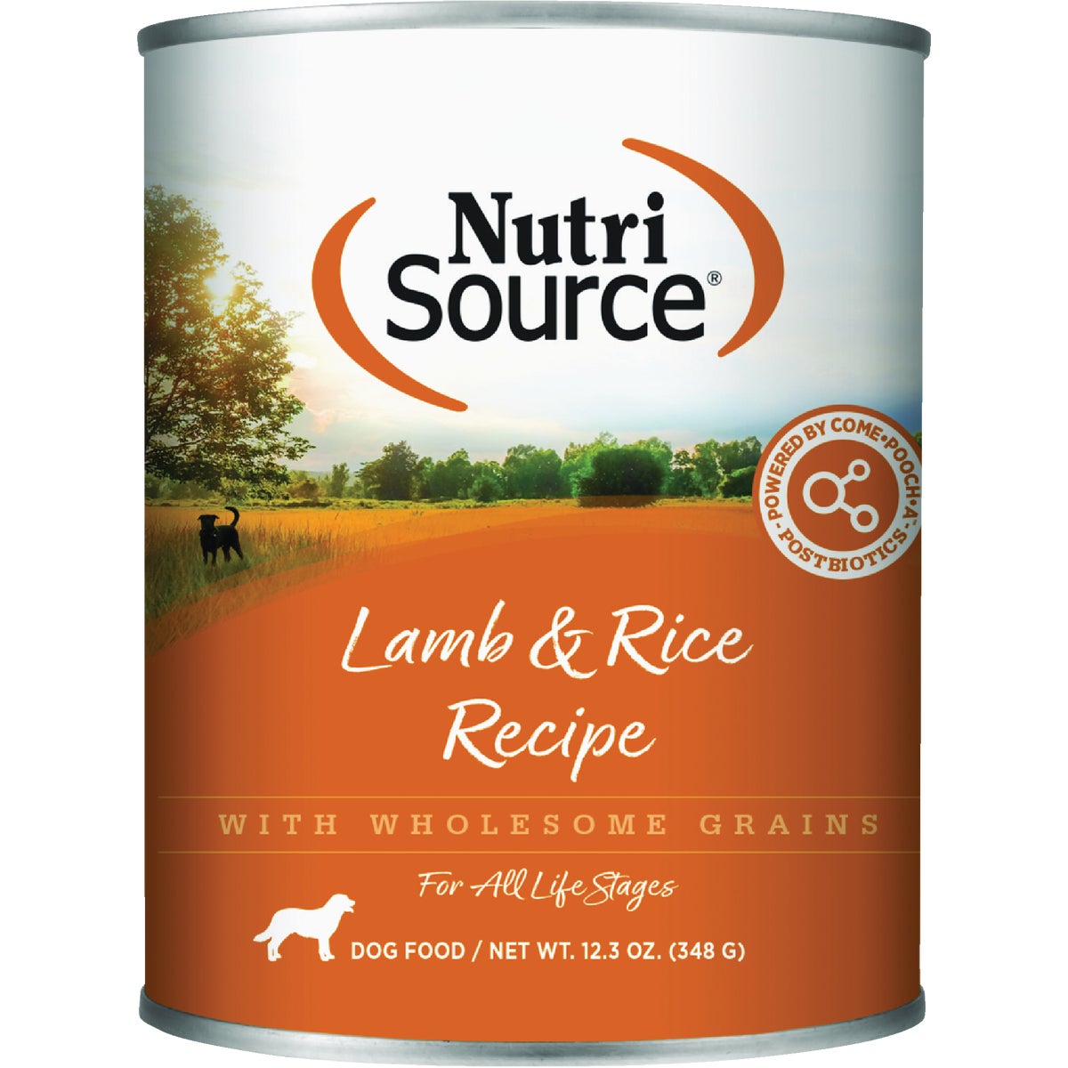 NutriSource 12.3 Oz. Lamb & Rice Formula Wet Dog Food