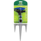 Best Garden Poly & Metal 5800 Sq. Ft. Triple Spike Impulse Sprinkler Image 2