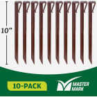 Master Mark 10 In. Brown Terrace Board Edging Stakes (10-Pack) Image 4