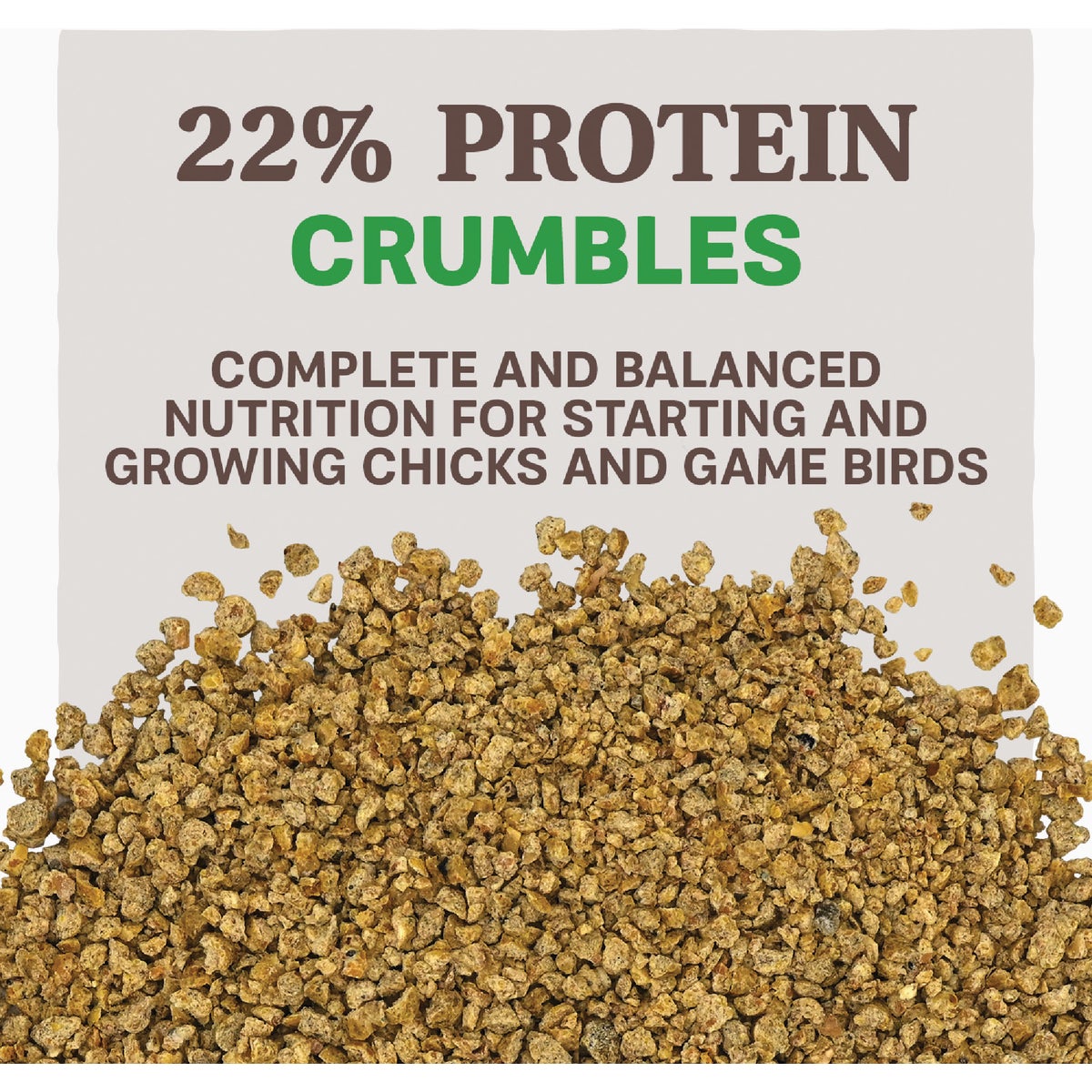 Kent Multi-Flock Chick N Game 50 Lb. Starter/Grower Crumble Image 2