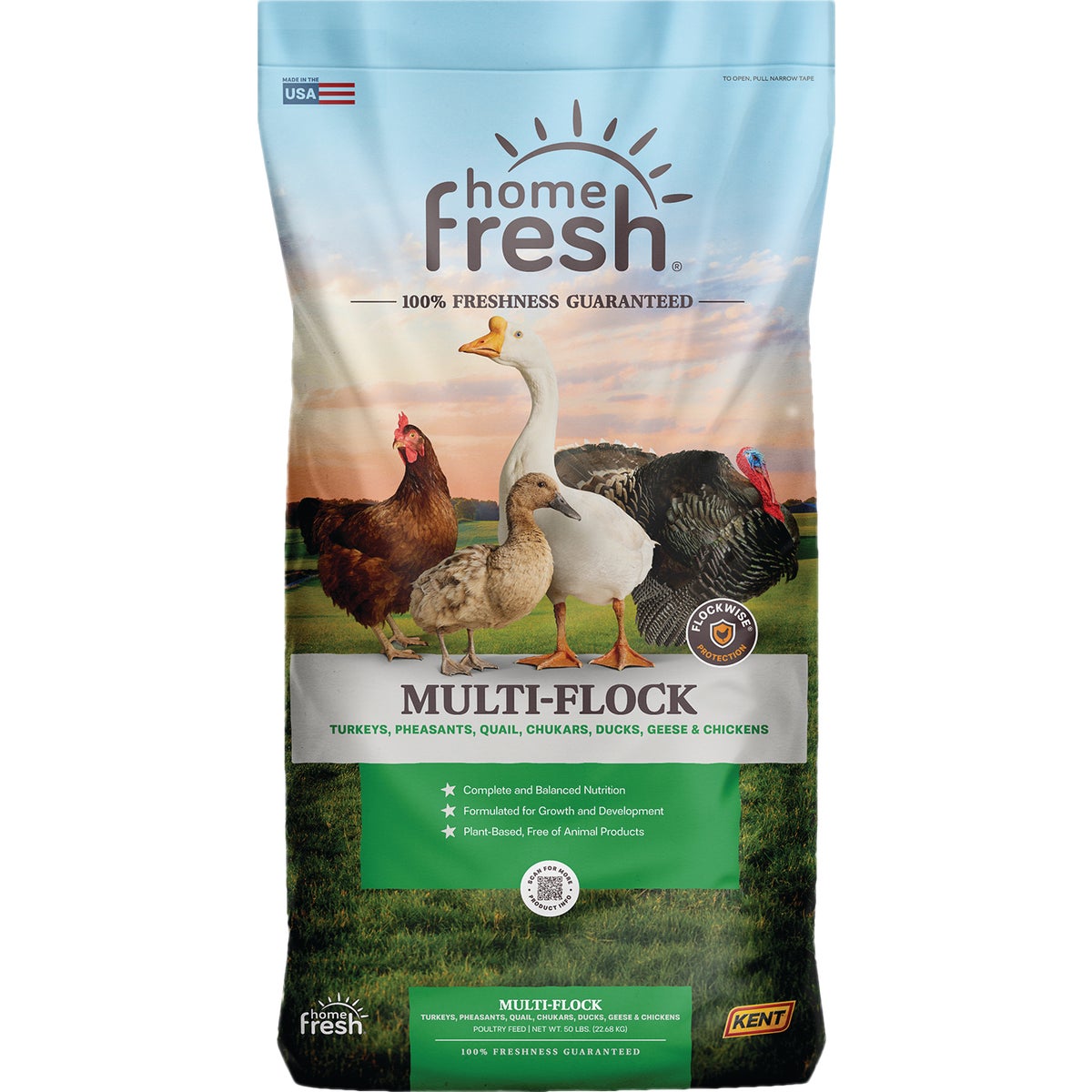 Kent Multi-Flock Chick N Game 50 Lb. Starter/Grower Crumble