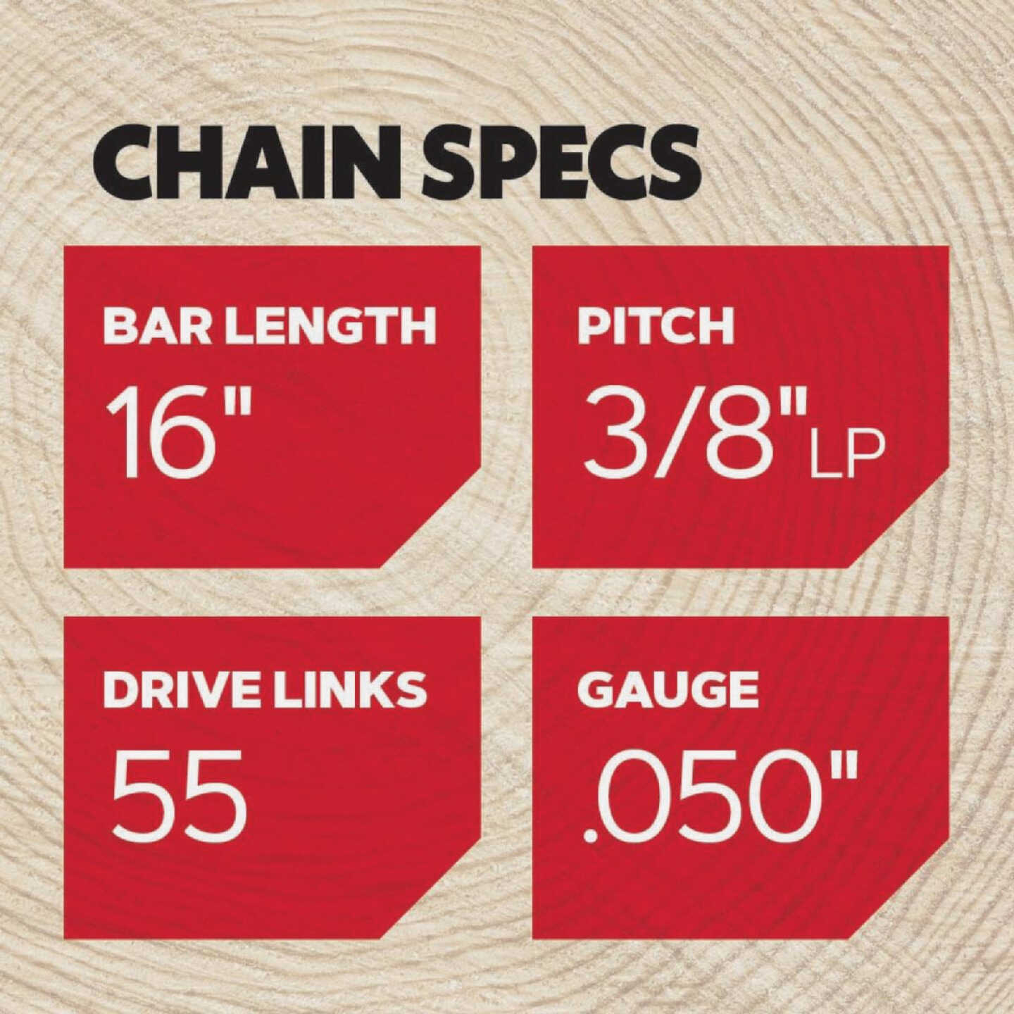 Oregon AdvanceCut 16 In. 55-Link 0.050 In. ga Chainsaw Chain Image 5