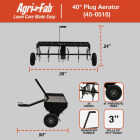 Agri-Fab 40 In. Tow-Behind Plug Aerator Image 7