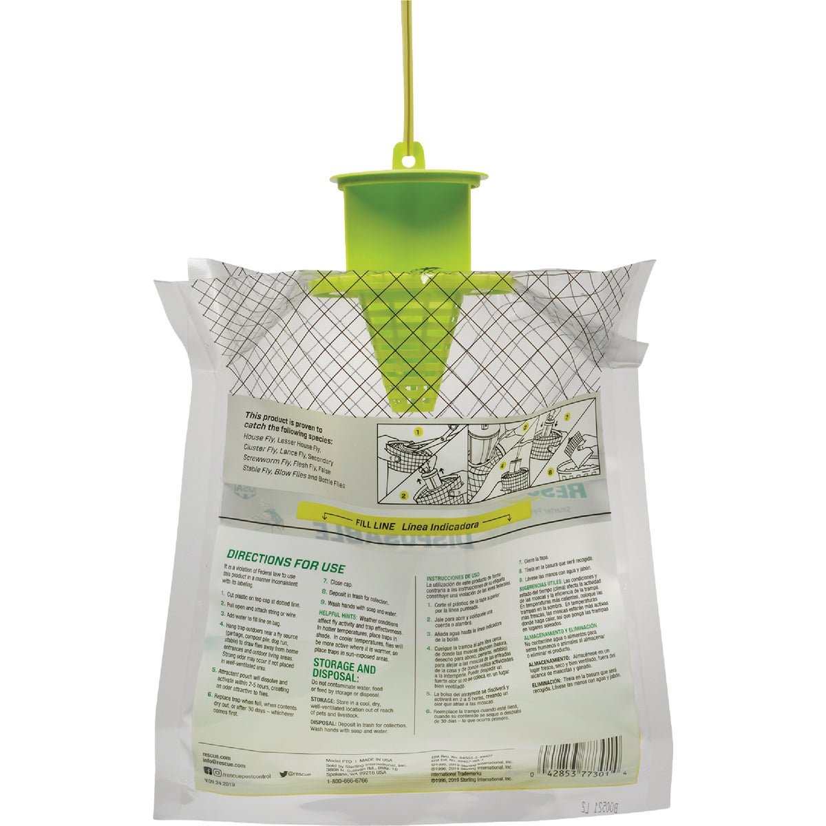Rescue Disposable Outdoor Fly Trap Image 6